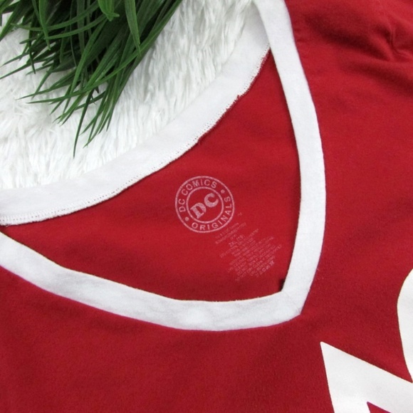 🎉HP🎉 DC Comics Wonder Woman Graphic Tee Red 2XL - Picture 5 of 6